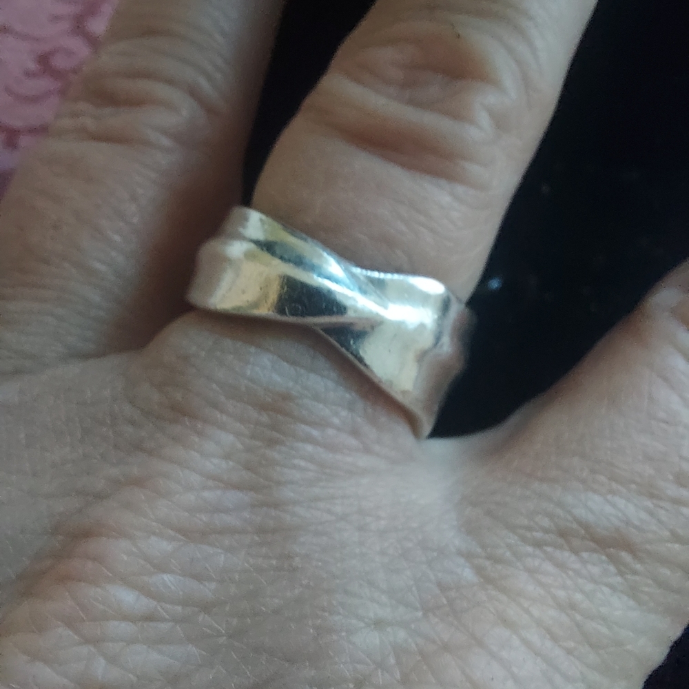 Tiffany Sterling  Silver  Ring, Size 7
